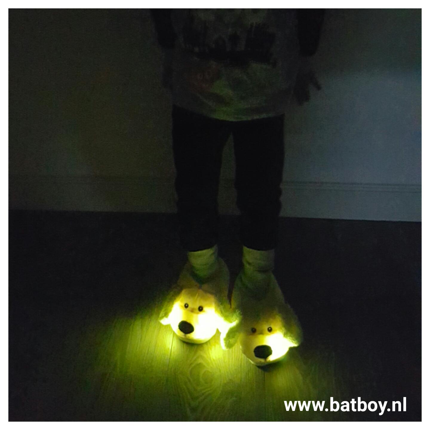 Lichtgevende pantoffels van Spaanse | Batboy