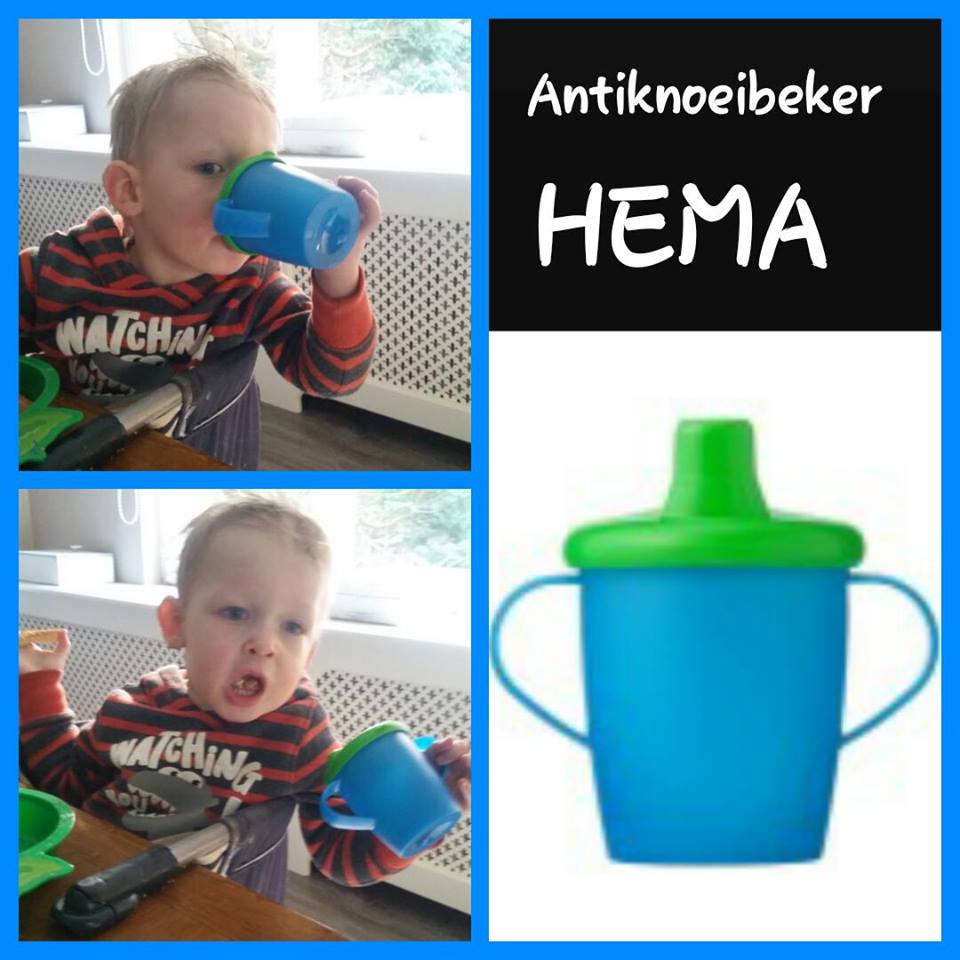 hema, anti-lek beker, batboy, knoeien