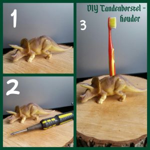 tandenborstelhouder, tanden, borstel, tandenborstel, dinosaurus, dino, batboy, DIY