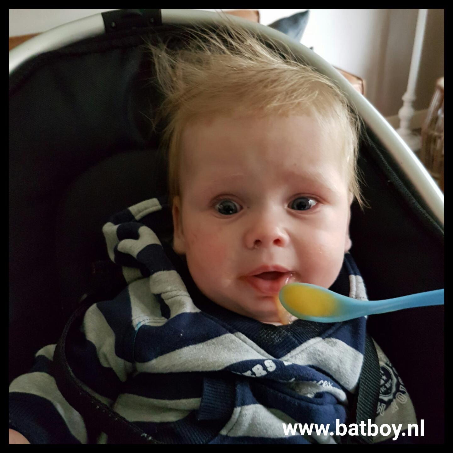 eerste hapje, mamablog, batboy