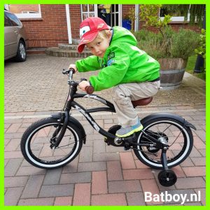 fiets, verjaardag, batboy, cadeau