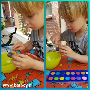 kurk, verven, batboy, sleutelhanger, diy, vaderdag