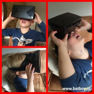 VR bril, bril, smartphone, dino, actie, ah, virtual reality bril