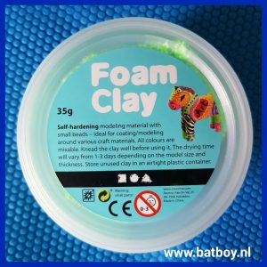 Foam Clay, batboy, knutselen, mamablog