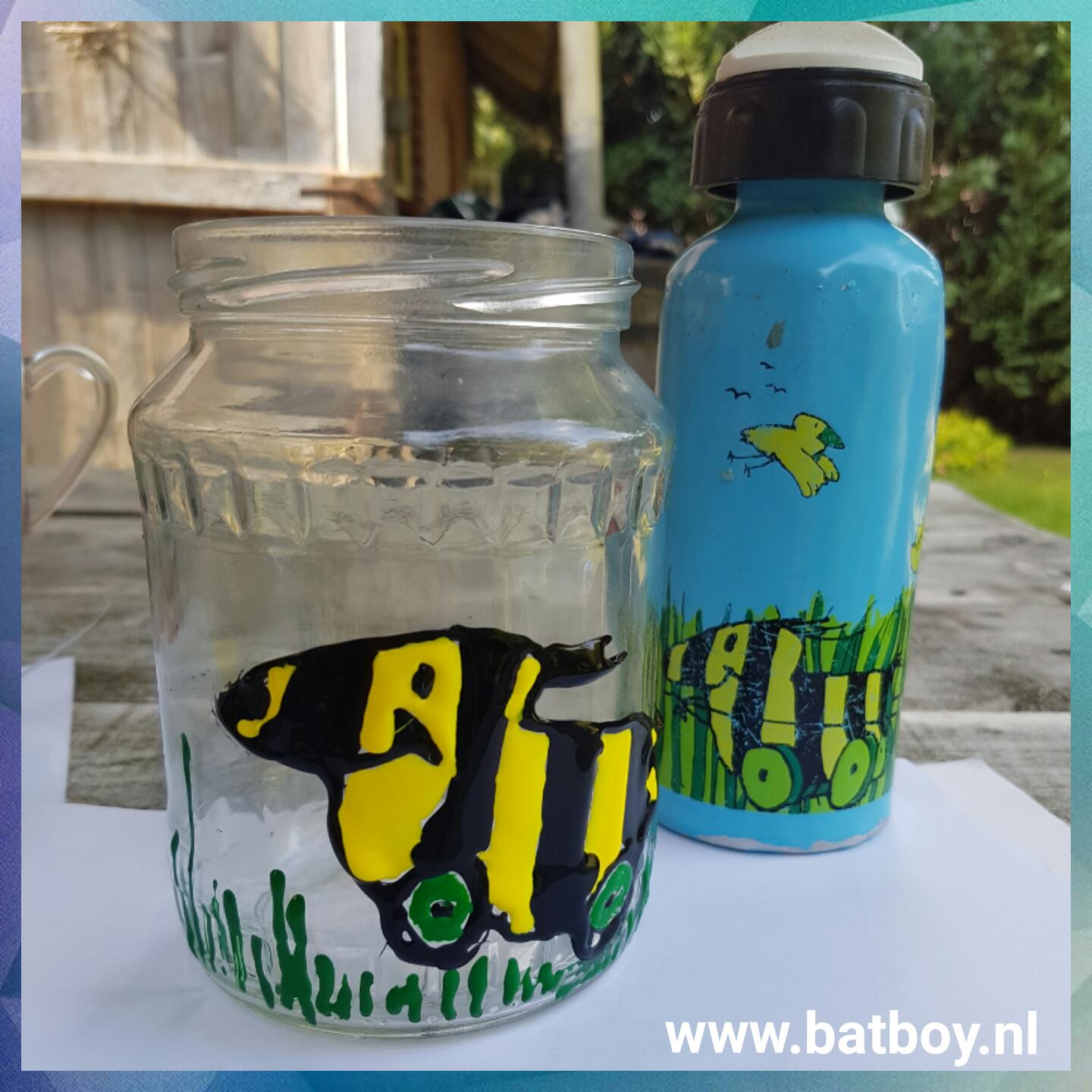 Wonderbaar Glasverf van Action | Je eigen drinkglas verven | Batboy OY-64