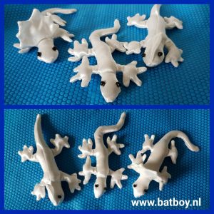 Hagedis, batboy, klei, knutselen, Foam Clay 