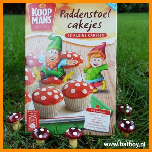 Paddenstoel, cakejes, koopmans