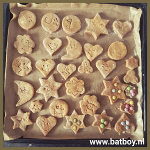 Zandkoekjes, bakken, zelf maken, kinderen, batboy, recept 