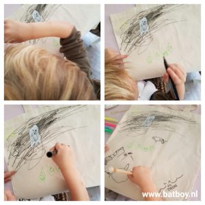 aardappelstempel, aardappel, stempel. diy, knutselen, batboy, kinderen