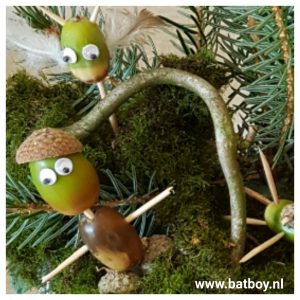 diy, herfst, september, eikels, batboy, herfstbakje
