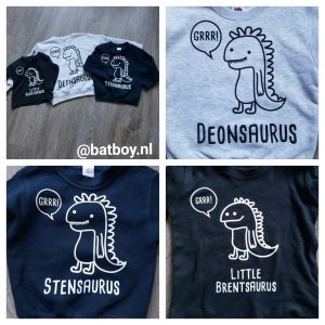 kmleon, batboy, dinosaurus, kleding, kinderkleding