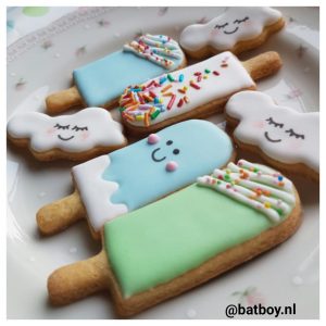 koekjes van kris, koekjes, batboy, wolkjes, ijsjes