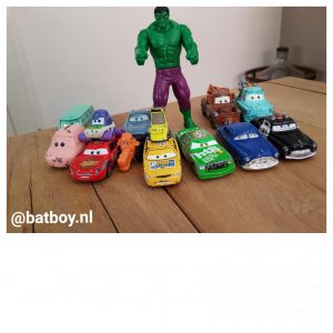 auto cars, hulk, batboy, kleuren, kleuren leren, peuter, kleurenblind