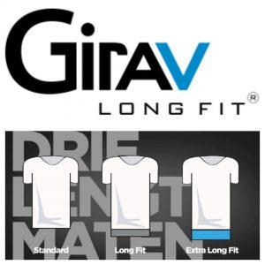 girav, batboy, girav extra lange T-shirts voor lange mannen