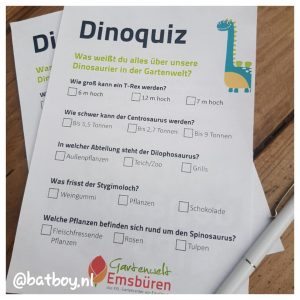 dinosaurussen, batboy, gartenwelt emsburen