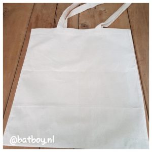 batboy canvas tas versieren, mama challenge, mamablogger