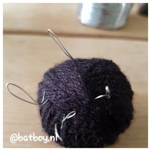 batboy, een muis van wol maken, diy een muis van wol