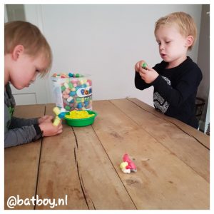 batboy, knutselen met playmais, mamablogger, batboy