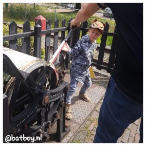 een ritje in een stoomlocomotief, mamablogger, batboy