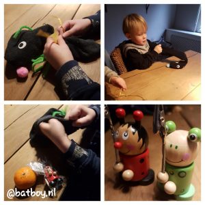 een kerstsok maken, mamablog, batboy