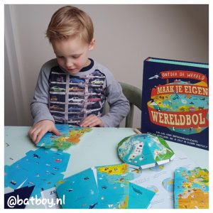 maak je eigen wereldbol, mamablog, batboy