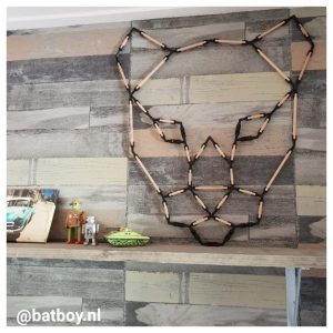 3d wanddecoratie, wanddecoratie, mamablog, batboy