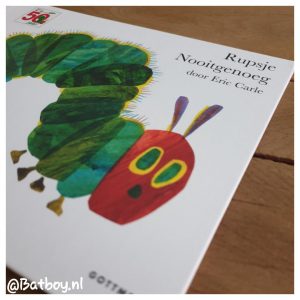 kinderboek, rupsje nooitgenoeg