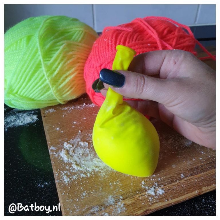 Stressbal om lekker in te knijpen Zo maak je hem zelf Batboy