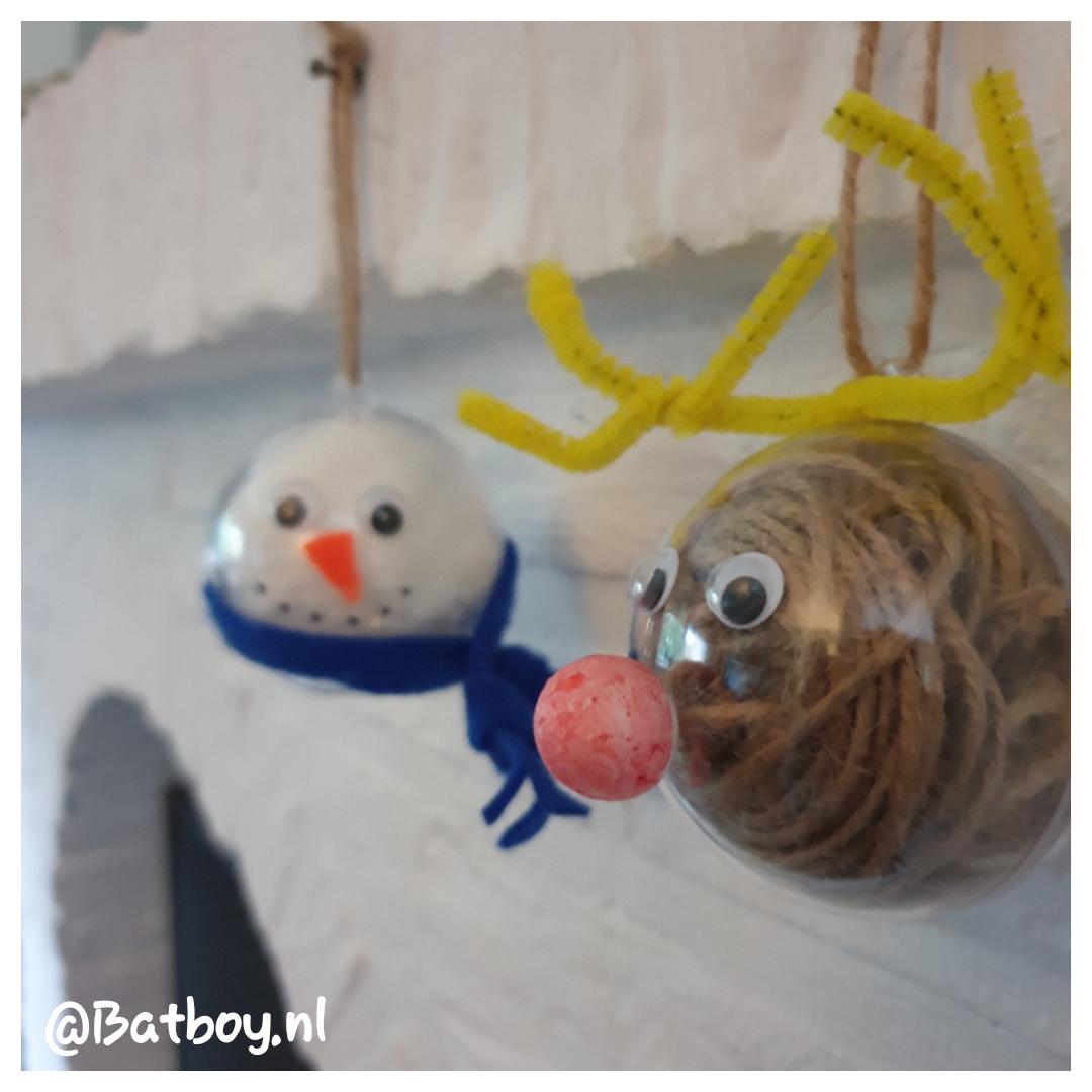 Minder Spektakel Voorvoegsel Kerstballen maken | Makkelijke diy voor kinderen | Batboy