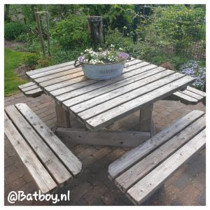 picknicktafel, gezellig zitje